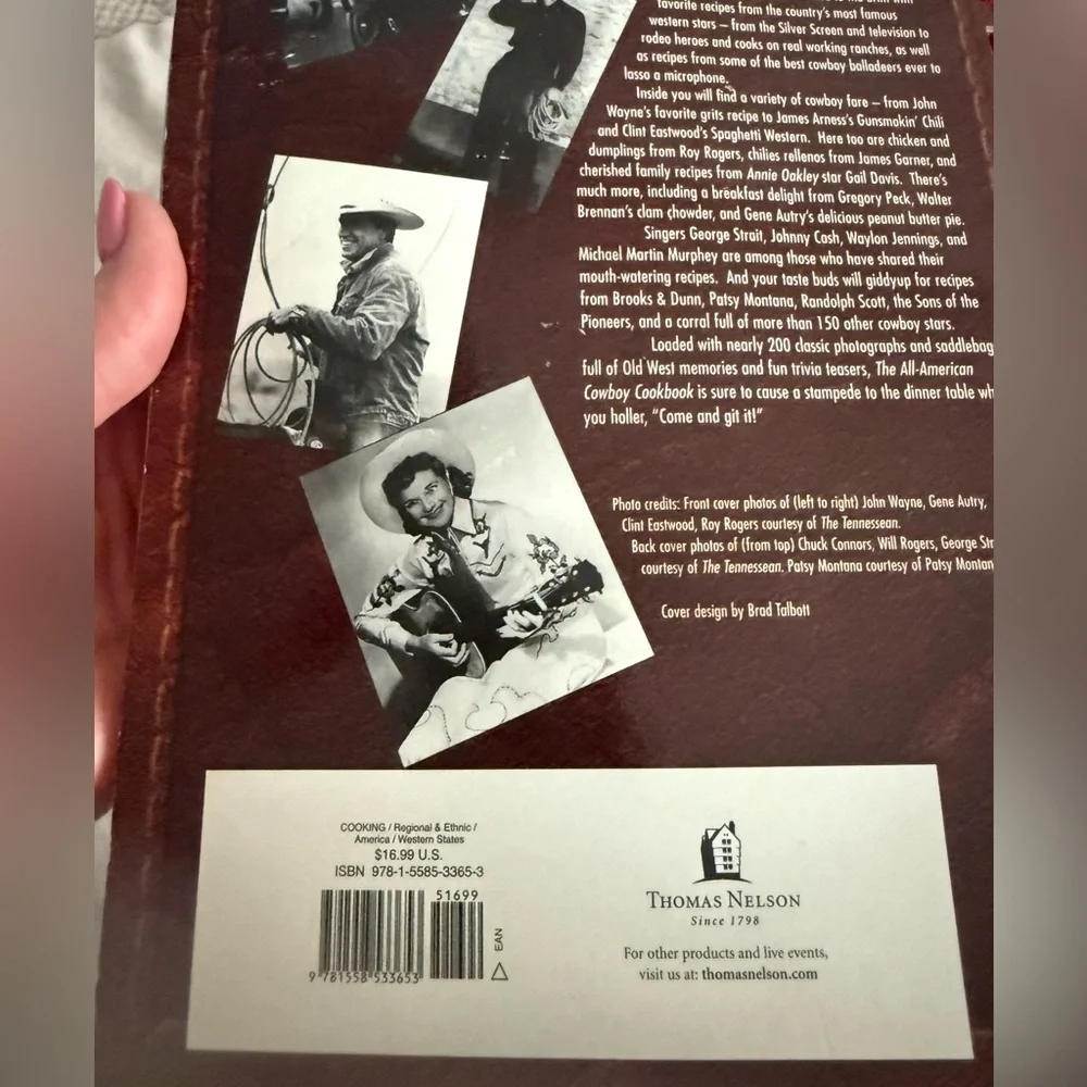 The All-American Cowboy Cookbook with over 300 recipes & full of classic photos